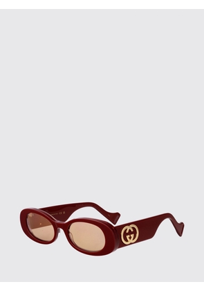 Sunglasses GUCCI Woman color Burgundy