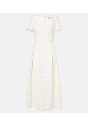 Elie Saab Macrame midi dress