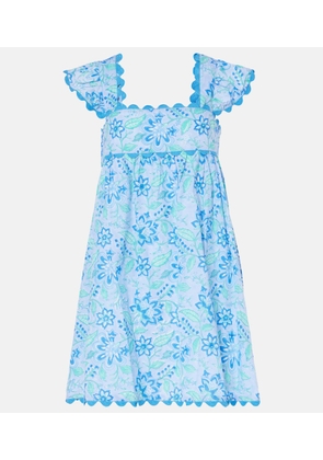 Juliet Dunn Printed cotton minidress