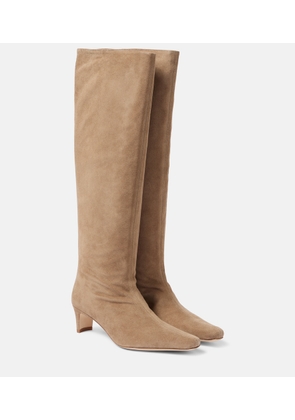 Staud Wally suede knee-high boots