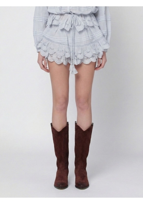 Shorts ISABEL MARANT ETOILE Woman color Gnawed Blue