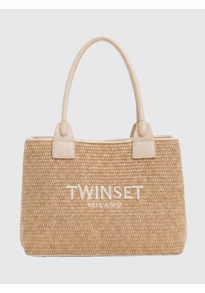 Shoulder Bag TWINSET Woman color Sand