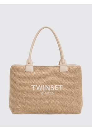 Shoulder Bag TWINSET Woman color Sand