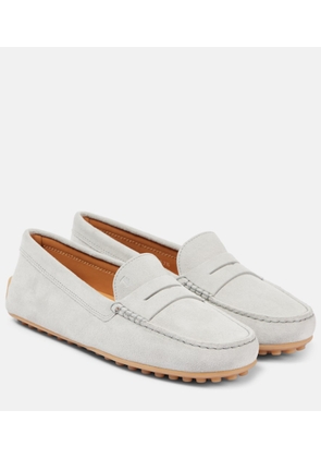 Tod's City Gommino suede loafers
