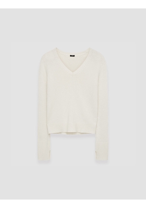 Pure Cashmere V Neck Jumper - XS