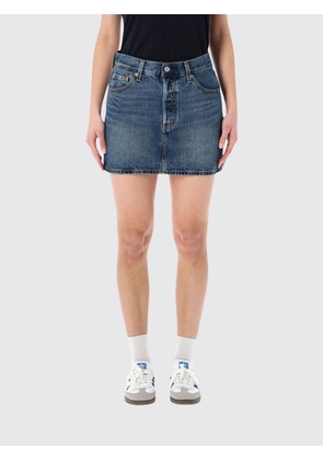 Skirt LEVI'S Woman color Denim