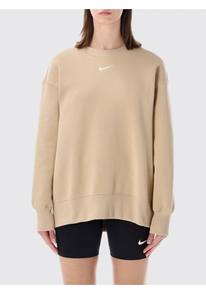 Sweatshirt NIKE Woman color Ecru