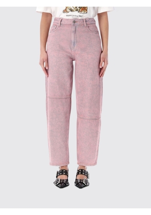 Jeans GANNI Woman color Pink