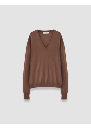 Cashair V Neck Jumper - L