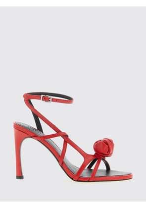 Heeled Sandal ROTATE Woman color Red