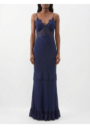 Dress SELF-PORTRAIT Woman color Blue