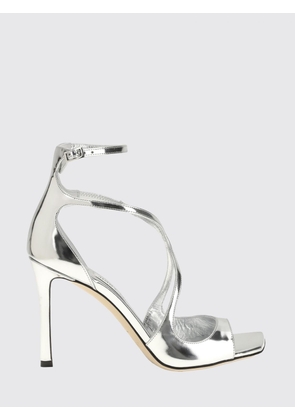 Heeled Sandal JIMMY CHOO Woman color Silver