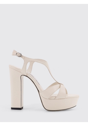 Heeled Sandal JIMMY CHOO Woman color Milk
