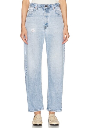 Aligrace Classic Relaxed Customs Straight Jeans in Light - Denim-Light. Size 26 (also in ).