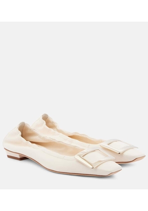 Roger Vivier Belle Vivier leather ballet flats