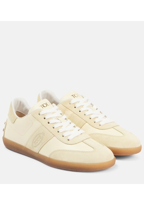 Tod's Tabs leather and suede sneakers