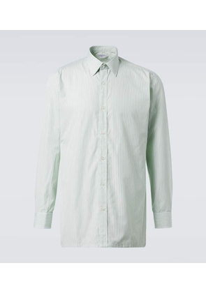 Charvet Striped cotton poplin shirt