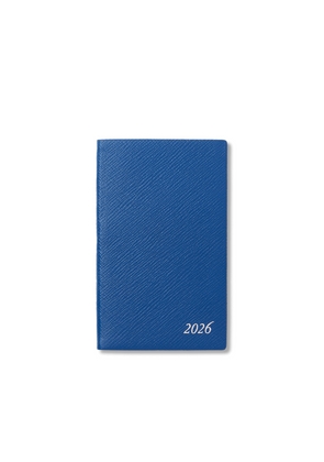 Smythson 2026 Panama Weekly Diary In Cerulean