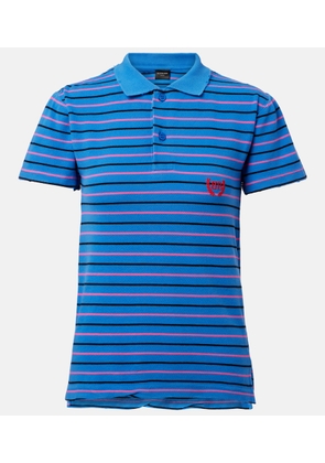 Balenciaga Striped cotton polo shirt