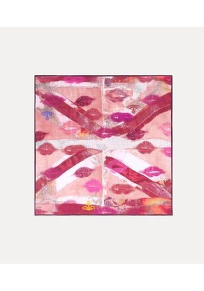 Vivienne Westwood Union Jack Kiss Square Union Jack/kisses Pink  Unisex
