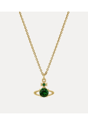 Vivienne Westwood Reina Pendant Necklace Gold-emerald-cz Gold-emerald-cz Women