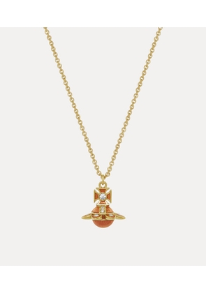 Vivienne Westwood Capucine Pendant Necklace Gold-white-crystal-fuchsia-enamel Gold-white-crystal-fuchsia-enamel Women