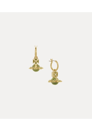 Vivienne Westwood Capucine Earrings Gold-jonquil-crystal-chrysolite-enamel Gold-jonquil-crystal-chrysolite-enamel Women