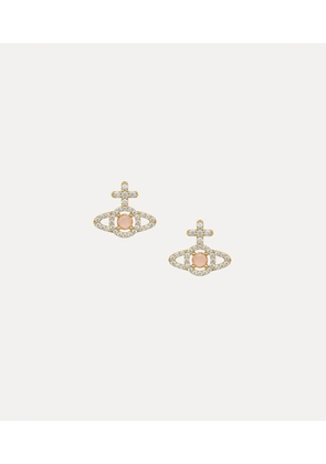 Vivienne Westwood Olympia Earrings Gold-white-champagne-cz Gold-white-champagne-cz Women