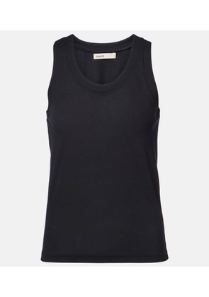 Khaite Cotton-blend jersey tank top