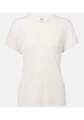 Toteme Knitted silk T-shirt