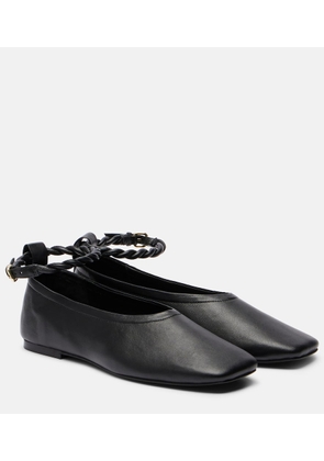 A.Emery Steele leather ballet flats