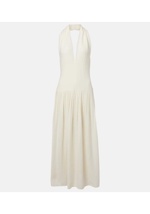 Proenza Schouler Tala halterneck georgette maxi dress