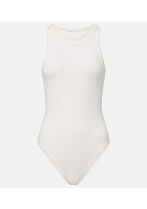 Alaia Ribbed-knit bodysuit