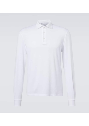 Fedeli Zero cotton jersey polo shirt