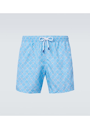 Fedeli Madeira printed swim trunks