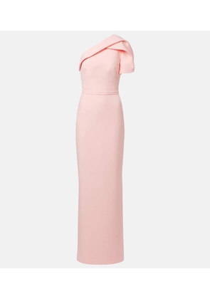 Safiyaa One-shoulder crepe gown