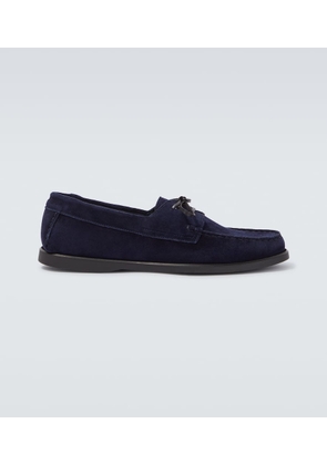 Saman Amel City Moc suede boat shoes