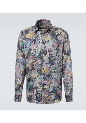 Etro Paisley cotton poplin shirt