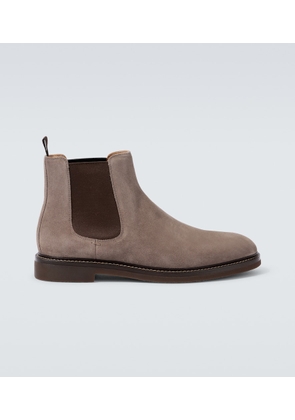 Brunello Cucinelli Suede Chelsea boots
