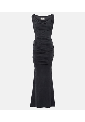 Vivienne Westwood Liz draped jersey maxi dress