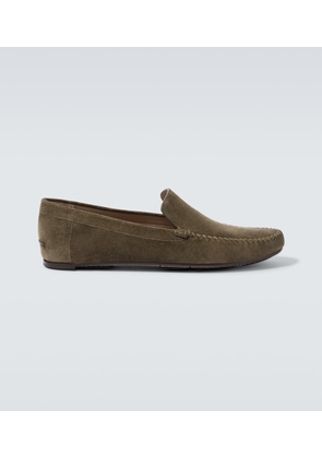 Manolo Blahnik Alder suede loafers