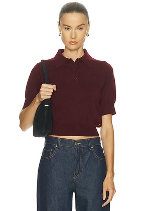 Eterne Journey Cashmere Top in Oxblood - Burgundy. Size M/L (also in ).