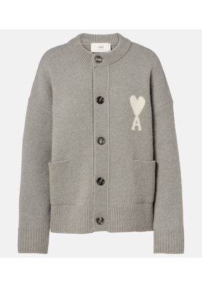 Ami Paris Ami de Cour alpaca and wool-blend cardigan