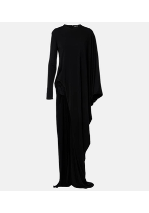 Tom Ford Asymmetric crepe jersey maxi dress