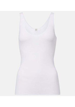 Toteme Cotton jersey tank top