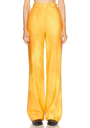 Gabriela Hearst Vesta Pant in Cadmium Yellow - Yellow. Size 38 (also in ).