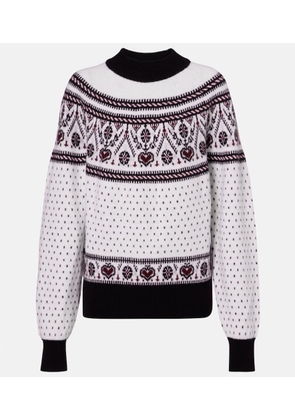 Khaite Guy Fair Isle cashmere sweater