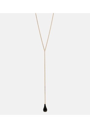 Toteme Onyx gold-plated necklace
