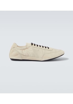 Prada Collapse Re-Nylon and suede sneakers