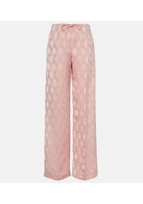 Dries Van Noten Printed wide-leg pants